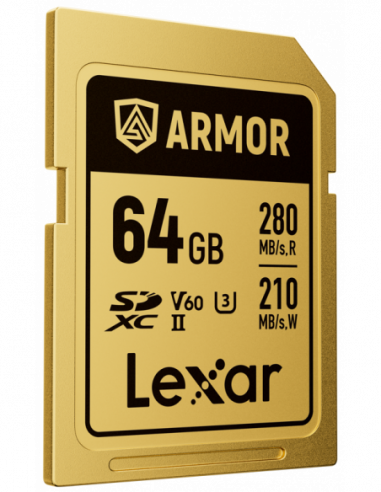 Lexar SDXC ARMOR Gold UHS-II U3,...