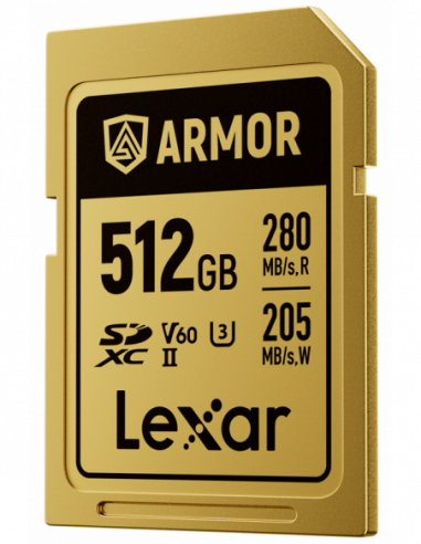 Lexar SDXC ARMOR Gold UHS-II U3,...