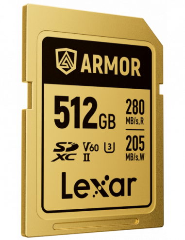 Lexar SDXC ARMOR Gold UHS-II U3,...