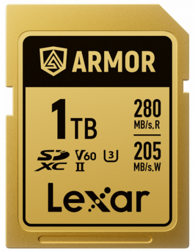 Lexar SDXC ARMOR Gold UHS-II U3,...