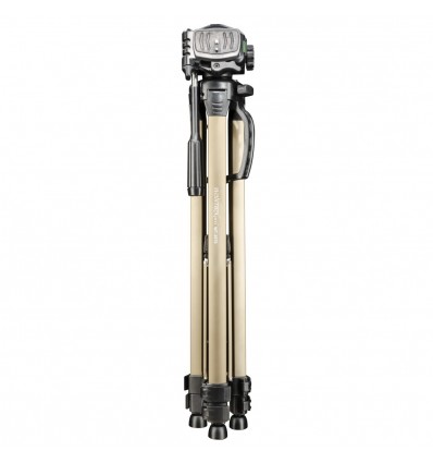 Walimex WT-3530 Basic-Tripod 3D-Panhead 146cm bronze