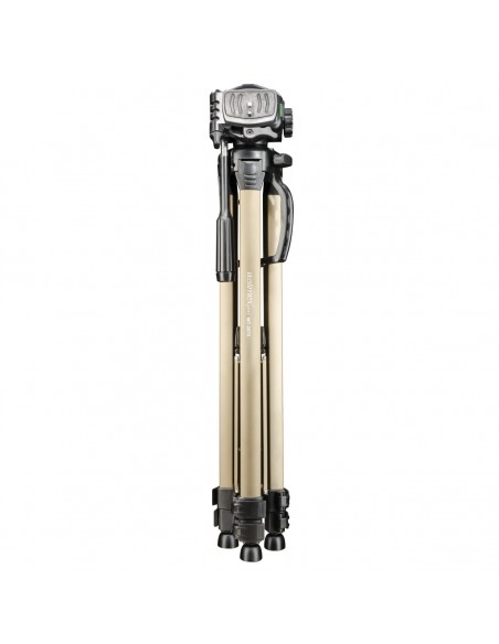 Walimex WT-3530 Basic-Tripod 3D-Panhead 146cm bronze