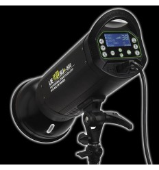 LH-600 - 600watt Digital Flashlampe - Ledetal 82 - LCD display - Indbygget trigger / Mulighed for fjernbetjening 0