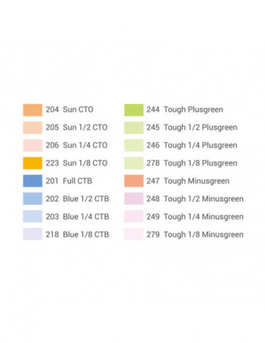 Godox Color Gels 16pcs SA 11T