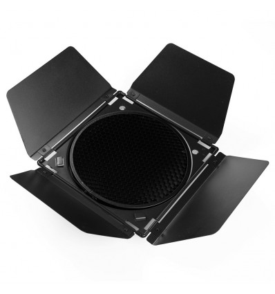 Barndoor med bicelle og 4 farvefiltre til Godox keylight reflektor