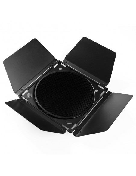 Barndoor med bicelle og 4 farvefiltre til Godox keylight reflektor