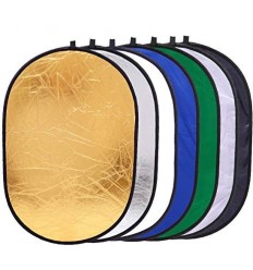 Reflektor 7i1 (Soft, Sølv, Guld, Hvid, Chroma Grøn, Chroma Blå & Wave) 102 x 153 cm 0