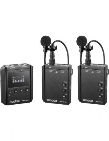 Godox WMicS2 Kit 2 UHF Wireless...