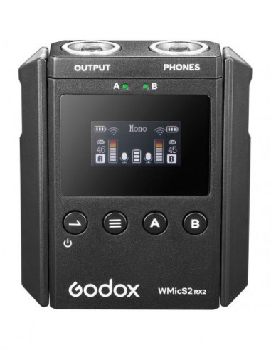 Godox WMicS2 Kit 2 UHF Wireless...