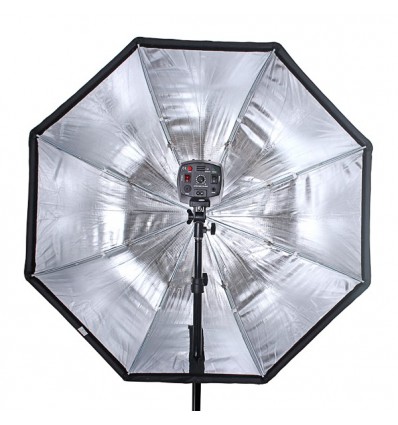 Paraply Softbox 80 Octagon - til speedlights med diffuser 0