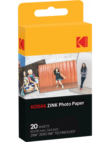 Kodak Zink Paper 2x3 20-pack