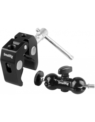 SMALLRIG 1138 DOUBLE BALLHEAD W/CLAMP...