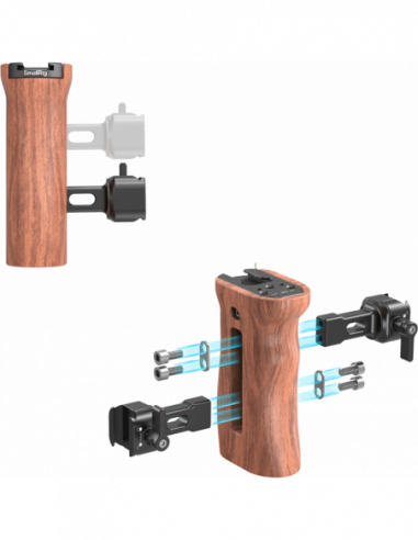 SMALLRIG 2187 SIDE HANDLE WOODEN NATO