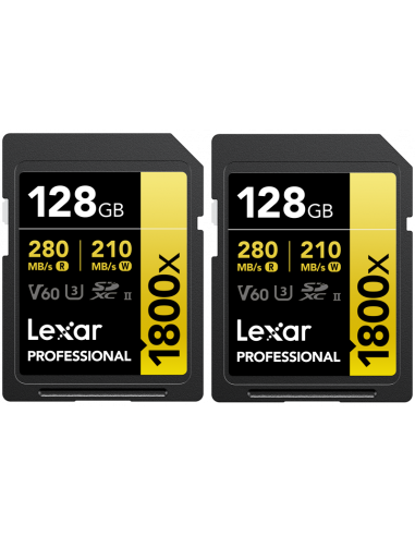 Lexar SDXC Pro 1800x U3 UHS-II...