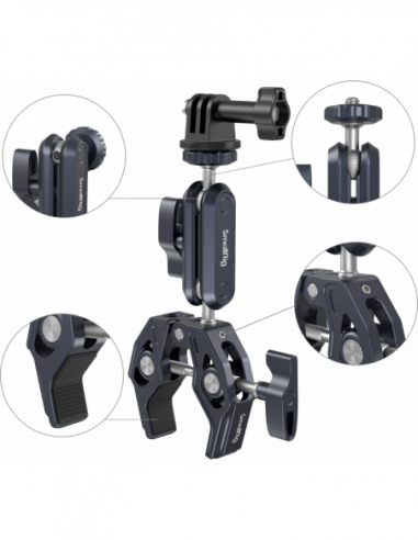 SmallRig 3757 Crab-Shaped Clamp with...