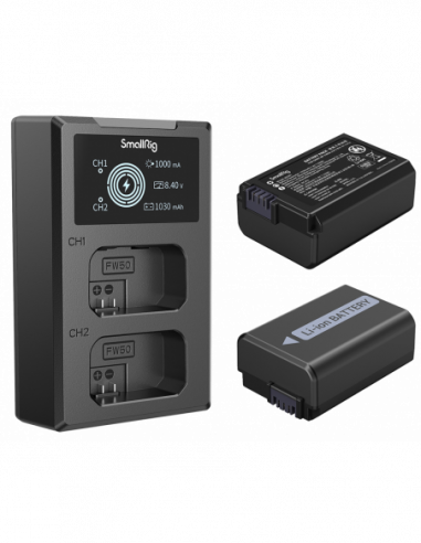 SmallRig 3818 NP-FW50 Battery &...