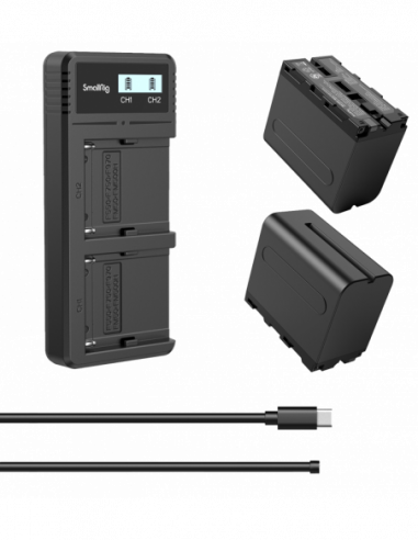 SmallRig 3823 NP-F970 Battery &...