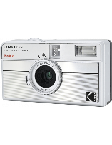 Kodak EKTAR H35N Camera Striped Silver