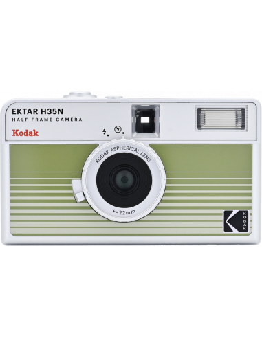 Kodak EKTAR H35N Camera Striped Green
