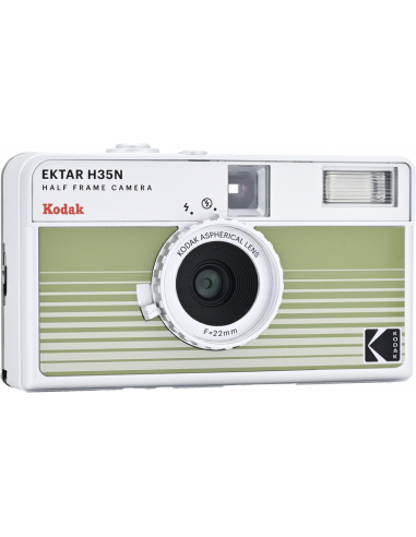 Kodak EKTAR H35N Camera Striped Green