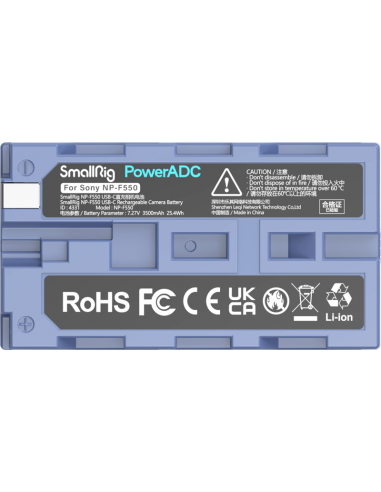 SmallRig 4331 Camera Battery USB-C...