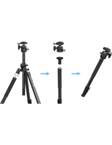 SmallRig 4288 Tripod with Lateral...