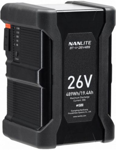 Nanlite battery V-mount 26V 489WH