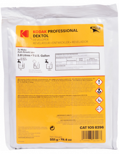 Kodak Professional Dektol Paper...