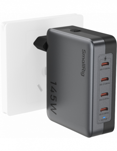 SmallRig 4748 145W 4-Port PD Power...