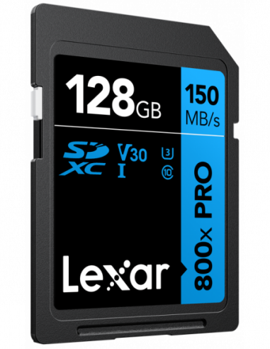Lexar SDXC 800x Pro UHS-I cards, C10...