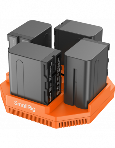 SmallRig 4837 NP-F 4-Channel Camera...