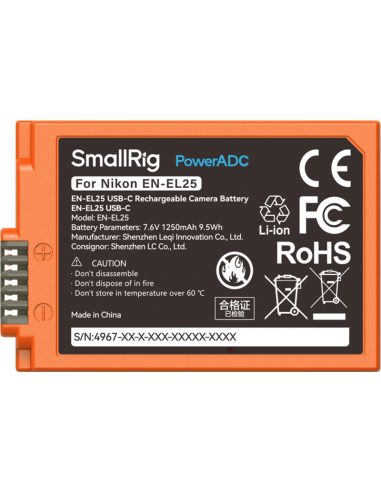 SmallRig 4967 EN-EL25 USB-C...