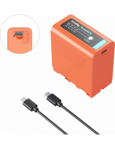 SmallRig 4972 NP-F970 USB-C...