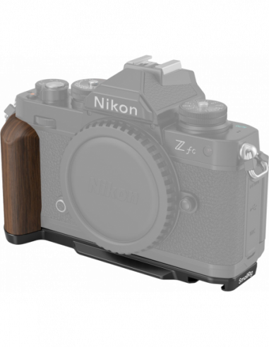 SmallRig 4802 Wooden L-Shape Grip for...