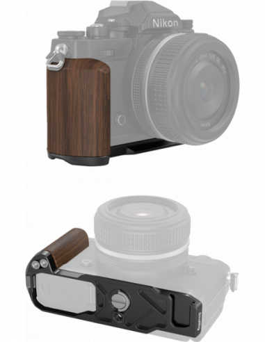 SmallRig 4802 Wooden L-Shape Grip for...