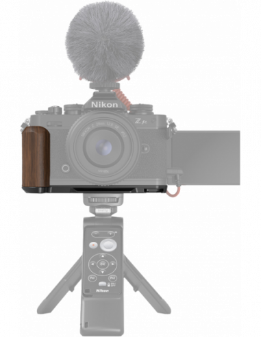 SmallRig 4802 Wooden L-Shape Grip for...