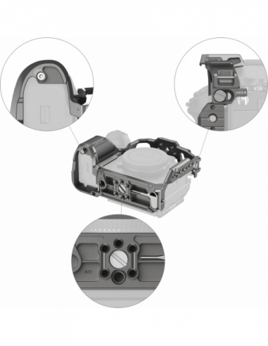 SmallRig 5187 Cage for Sony Alpha 1...