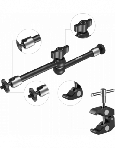 SmallRig 5326 Crab-Shaped Clamp for...
