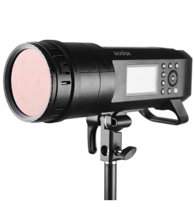 Barndoor med bicelle og 4 farvefiltre til AD400pro keylight reflektor