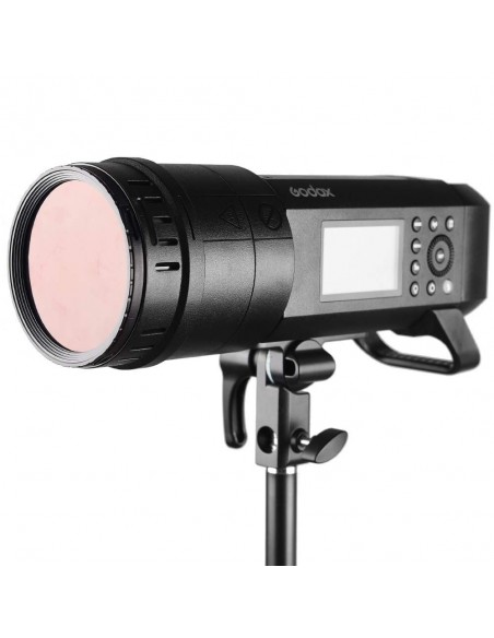 Barndoor med bicelle og 4 farvefiltre til AD400pro keylight reflektor