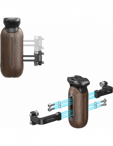 SmallRig 5237 Wooden Side Handle with...
