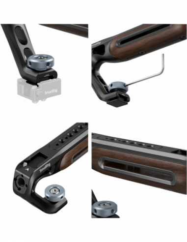 SmallRig 5250 Wooden Top Handle with...