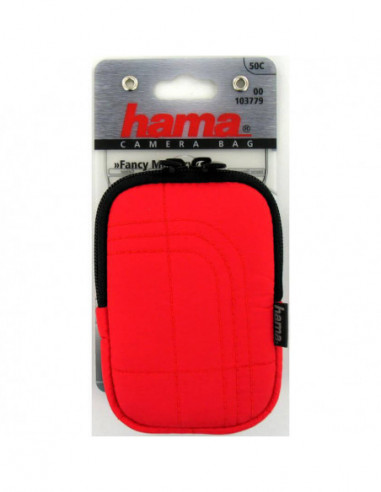 HAMA Kompaktväska Fancy Memory 50C Röd