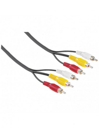 EXXTER Kabel 3xRCA-3xRCA 2 m...
