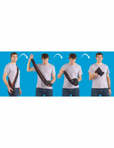 MIGGO Kamerafodral/Rem 90 DSLR Pebble...