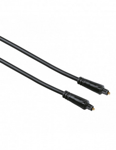 HAMA Kabel Audio Optisk Guld Svart 0.75m
