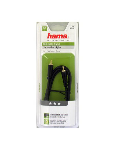 HAMA Kabel Audio 1xRCA-1xRCA Guld...