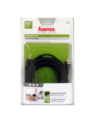 HAMA Kabel Audio 1xRCA-2xRCA...
