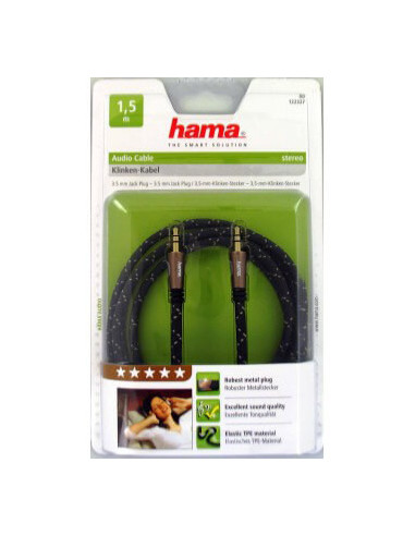 HAMA Kabel Audio Pro 3.5mm-3.5mm...