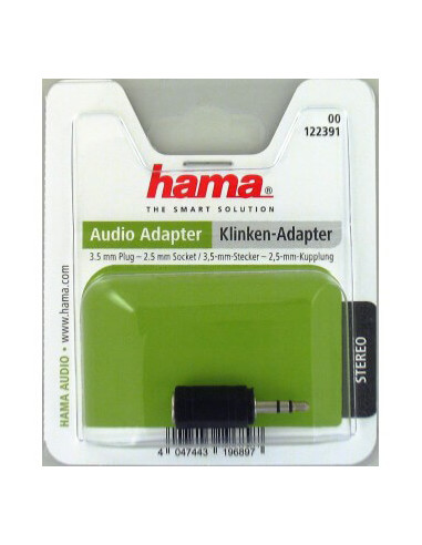 HAMA Adapter Audio 3.5mm-2.5mm...